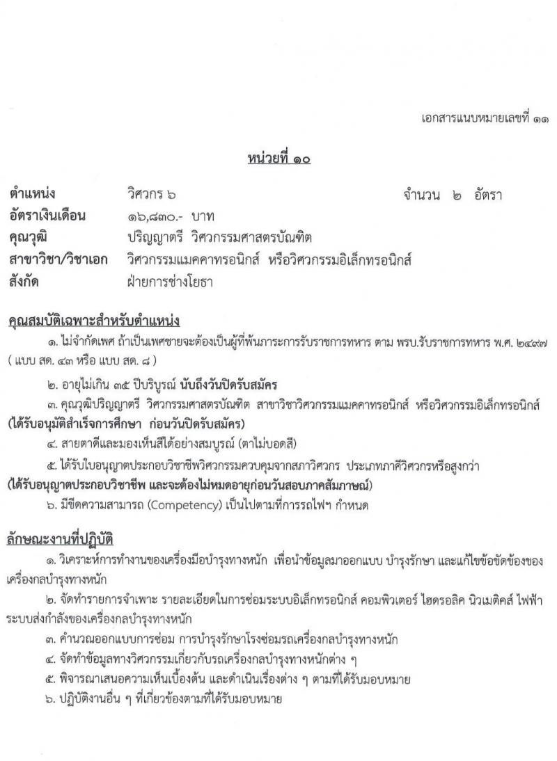 การรถไฟแห่งประเทศไทย รับสมัครสอบคัดเลือกบุคคล เพื่อเข้าทำงานในการรถไฟแห่งประเทศไทย รับสมัครสอบคัดเลือกบุคคลเข้าทำงาน จำนวน 480 อัตรา (วุฒิ ม.ต้น ปวช. ปวส. ป.ตรี) รับสมัครสอบทางอินเทอร์เน็ต ตั้งแต่วันที่ 15-28 ต.ค. 2564