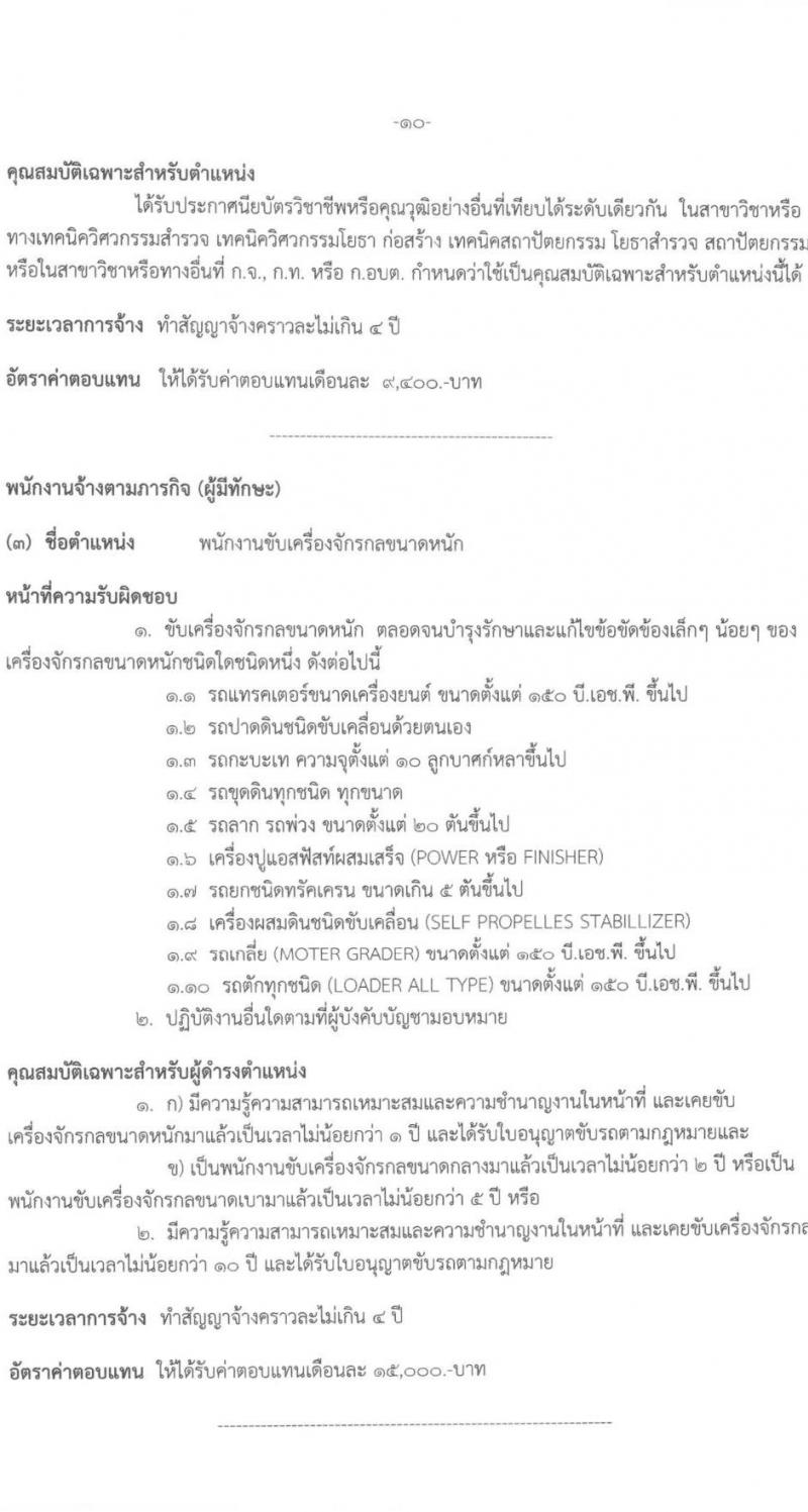 องค์การบริหารส่วนจังหวัดนครศรีธรรมราช รับสมัครบุคคลเพื่อเลือกสรรเป็นพนักงานจ้าง จำนวน 7 ตำแหน่ง 17 อัตรา (วุฒิ บางตำแหน่งไม่ใช้วุฒิ, ปวช. ป.ตรี) รับสมัครสอบตั้งแต่วันที่ 7-18 ต.ค. 2564
