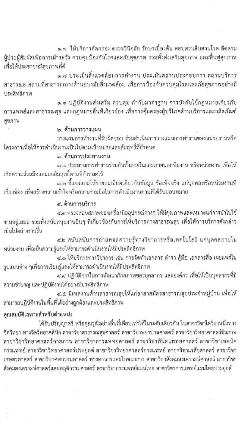โรงพยาบาลศรีธัญญา รับสมัครบุคคลเพื่อเลือกสรรเป็นพนักงานกระทรวงสาธารณสุขทั่วไป จำนวน 6 ตำแหน่ง 9 อัตรา (วุฒิ ม.ต้น ม.ปลาย ปวช. ปวส. ป.ตรี) รับสมัครสอบตั้งแต่วันที่ 20 ต.ค. – 12 พ.ย. 2564
