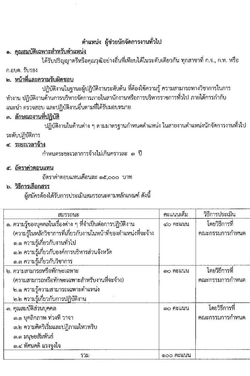 องค์การบริหารส่วนจังหวัดสระบุรี รับสมัครบุคคลเพื่อเลือกสรรเป็นพนักงานจ้างตามภารกิจ จำนวน 11 ตำแหน่ง 27 อัตรา (วุฒิ ปวช. ปวท. ปวส. ป.ตรี) รับสมัครตั้งแต่วันที่ 14-26 ต.ค. 2564