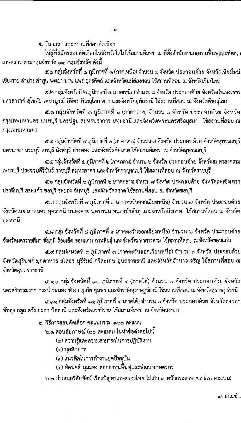 สำนักงานกองทุนฟื้นฟูและพัฒนาเกษตรกร รับสมัครสอบคัดเลือกบุคคลเพื่อเป็นลูกจ้างโครงการเร่งรัดการแก้ปัญหาหนี้ของเกษตรกร จำนวน 200 อัตรา (วุฒิ ป.ตรี ทุกสาขา) รับสมัครตั้งแต่วันที่ 12-29 ต.ค. 2564