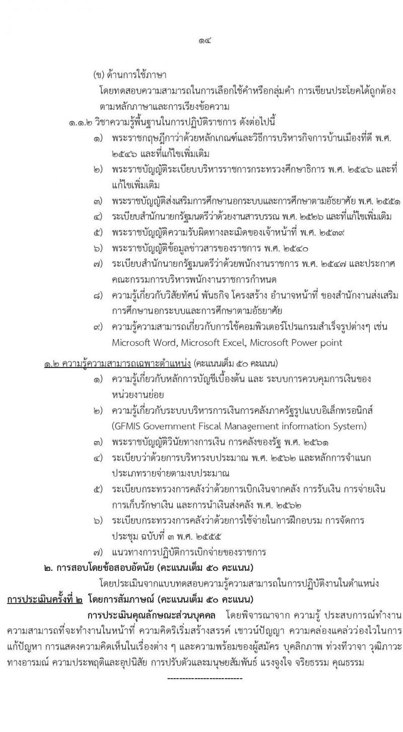 กศน.จังหวัดเชียงใหม่ รับสมัครบุคคลเพื่อเลือกสรรเป็นพนักงานราชการทั่วไป จำนวน 3 ตำแหน่ง ครั้งแรก 12 อัตรา (วุฒิ ปวส. ป.ตรี) รับสมัครสอบตั้งแต่วันที่ 15-19 พ.ย. 2564