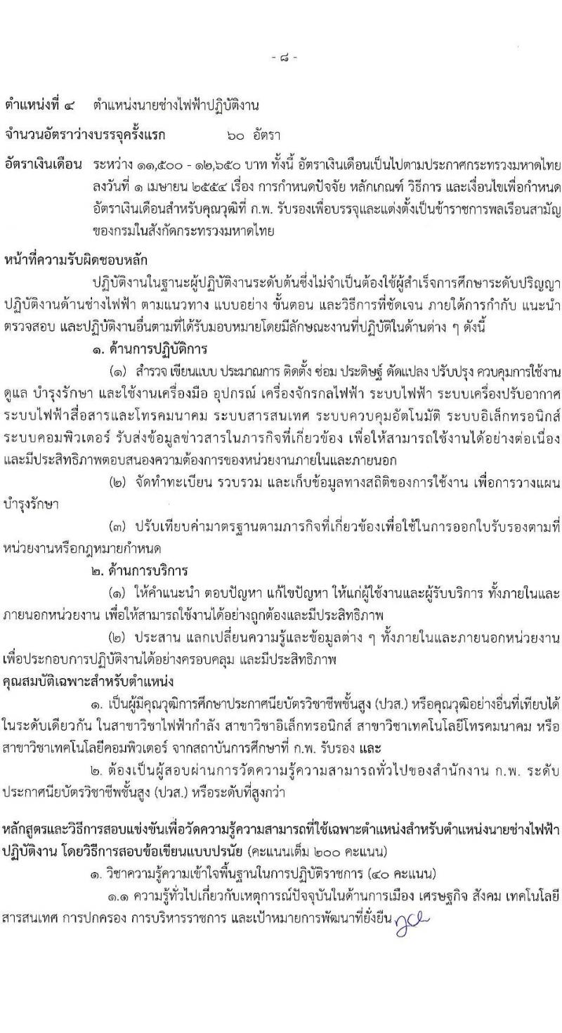 สำนักปลัดกระทรวงมหาดไทย รับสมัครสอบแข่งขันเพื่อบรรจุและแต่งตั้งบุคคลเข้ารับราชการ จำนวน 4 ตำแหน่ง ครั้งแรก 140 อัตรา (วุฒิ ปวส. ป.ตรี) รับสมัครสอบทางอินเทอร์เน็ต ตั้งแต่วันที่ 23 พ.ย. – 16 ธ.ค. 2564