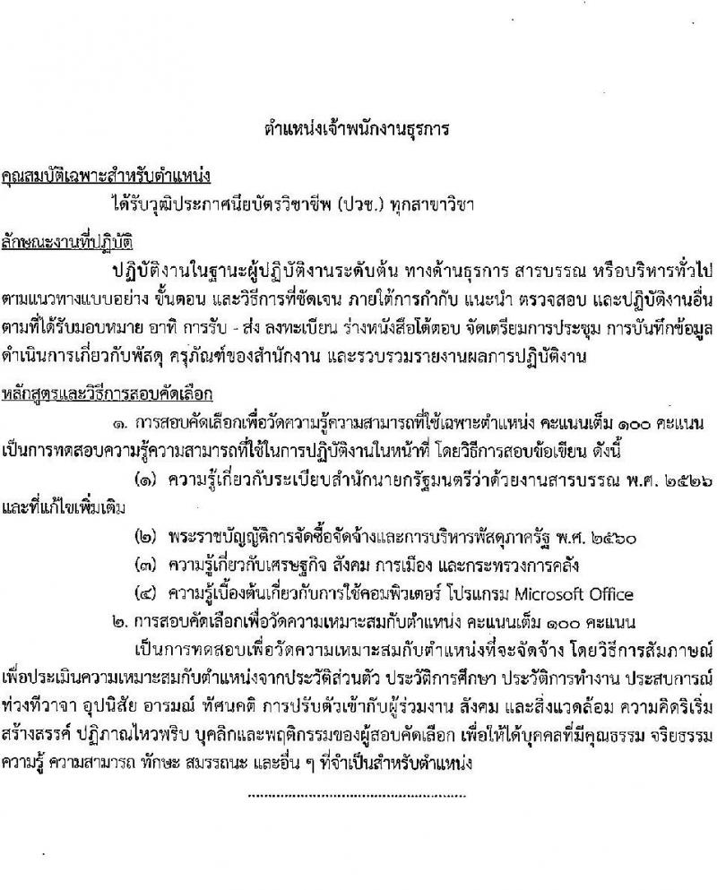 สำนักงานปลัดกระทรวงการคลัง รับสมัครสอบคัดเลือกบุคคลเป็นลูกจ้างชั่วคราวรายเดือน จำนวน 3 ตำแหน่ง ครั้งแรก 11 อัตรา (วุฒิ ม.ปลาย  ปวช.ทุกสาขา ป.ตรี) รับสมัครสอบทางไปรษณีย์ ตั้งแต่วันที่ 23-30 พ.ย. 2564