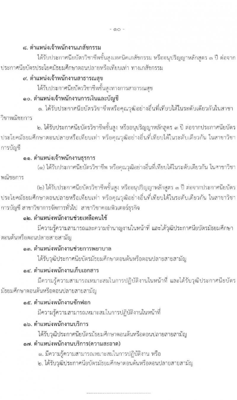 สำนักงานสาธารณสุขจังหวัดสุพรรณบุรี รับสมัครบุคคลเพื่อสรรหาและเลือกสรรเป็นพนักงานกระทรวงสาธารณสุขทั่วไป จำนวน 17 ตำแหน่ง 42 อัตรา (วุฒิ ม.ต้น ม.ปลาย ปวช. ปวส. ป.ตรี) รับสมัครสอบตั้งแต่วันที่ 22-26 พ.ย. 2564