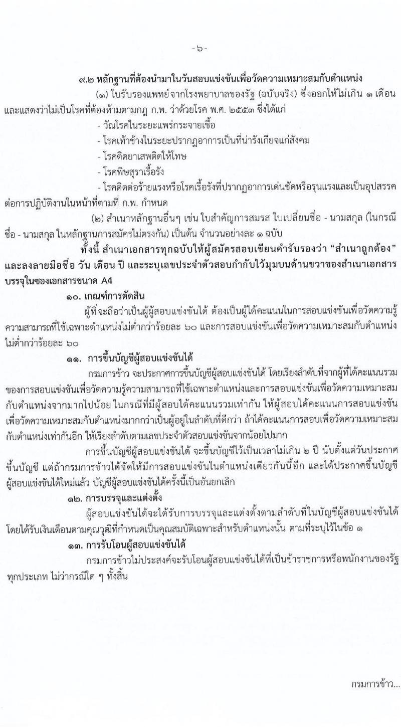 กรมการข้าว รับสมัครสอบแข่งขันเพื่อบรรจุและแต่งตั้งบุคคลเข้ารับราชการ จำนวน 3 ตำแหน่ง ครั้งแรก 25 อัตรา (วุฒิ ปวส. ป.ตรี) รับสมัครสอบทางอินเทอร์เน็ต ตั้งแต่วันที่ 13-27 ธ.ค. 2564
