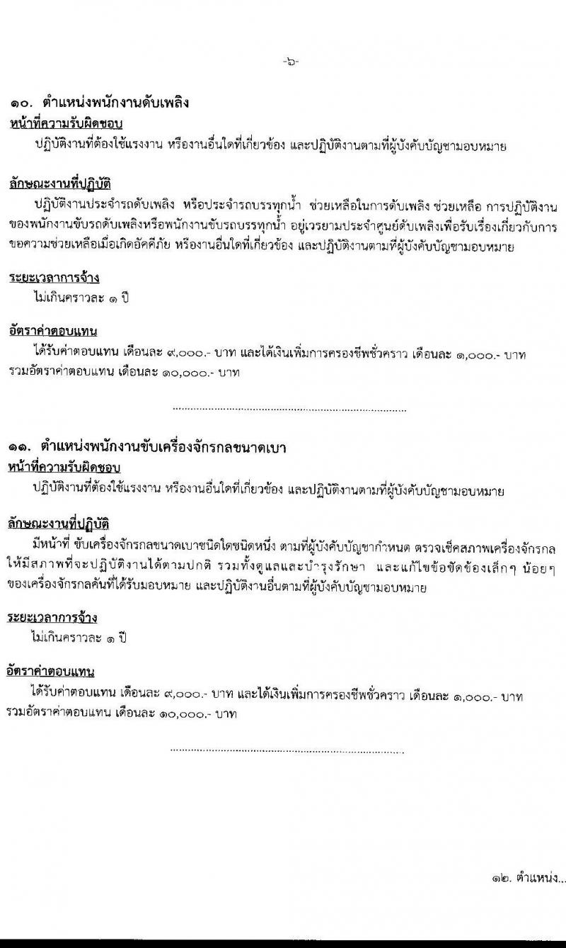 องค์การบริหารส่วนจังหวัดเชียงใหม่ รับสมัครสรรหาและเลือกสรรบุคคลทั่วไป เพื่อจ้างเป็นพนักงานจ้าง จำนวน 13 ตำแหน่ง 61 อัตรา (ไม่ต้องใช้วุฒิ) รับสมัครสอบตั้งแต่วันที่ 15-24 ธ.ค. 2564