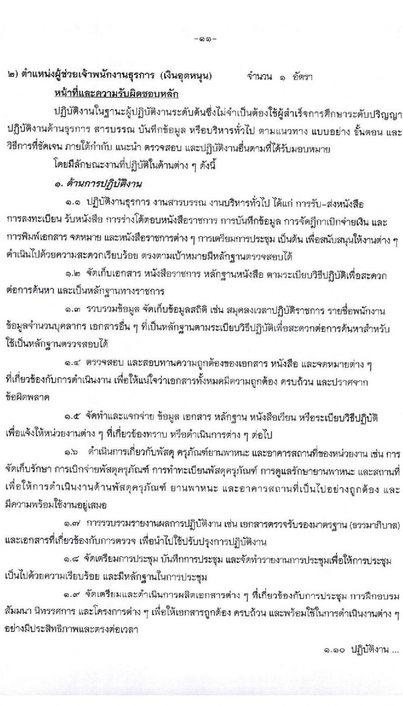 องค์การบริหารส่วนจังหวัดสุราษฎร์ธานี รับสมัครบุคคลเพื่อเลือกสรรเป็นพนักงานจ้าง ตำแหน่ง ธุรการและครูผู้ช่วย จำนวน 16 อัตรา (วุฒิ ปวช. ป.ตรี) รับสมัครสอบตั้งแต่วันที่ 13-21 ธ.ค. 2564