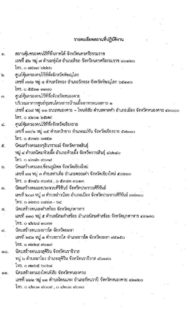 กรมพัฒนาสังคมและสวัสดิการ รับสมัครบุคคลเพื่อเลือกสรรเป็นพนักงานราชการทั่วไป จำนวนครั้งแรก 36 อัตรา (วุฒิ ม.ต้น ม.ปลาย ปวช. ปวส. ป.ตรี) รับสมัครสอบทางอินเทอร์เน็ต ตั้งแต่วันที่ 17-23 ธ.ค. 2564