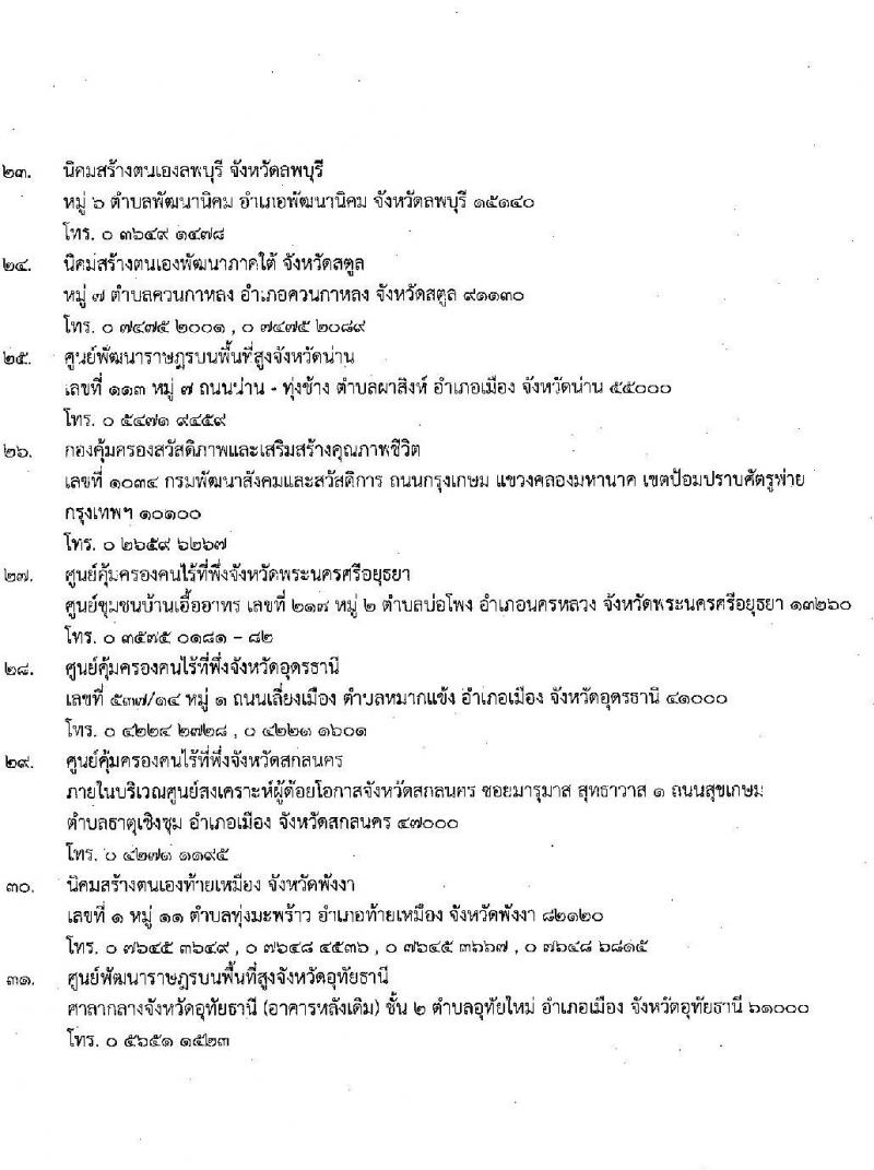 กรมพัฒนาสังคมและสวัสดิการ รับสมัครบุคคลเพื่อเลือกสรรเป็นพนักงานราชการทั่วไป จำนวนครั้งแรก 36 อัตรา (วุฒิ ม.ต้น ม.ปลาย ปวช. ปวส. ป.ตรี) รับสมัครสอบทางอินเทอร์เน็ต ตั้งแต่วันที่ 17-23 ธ.ค. 2564