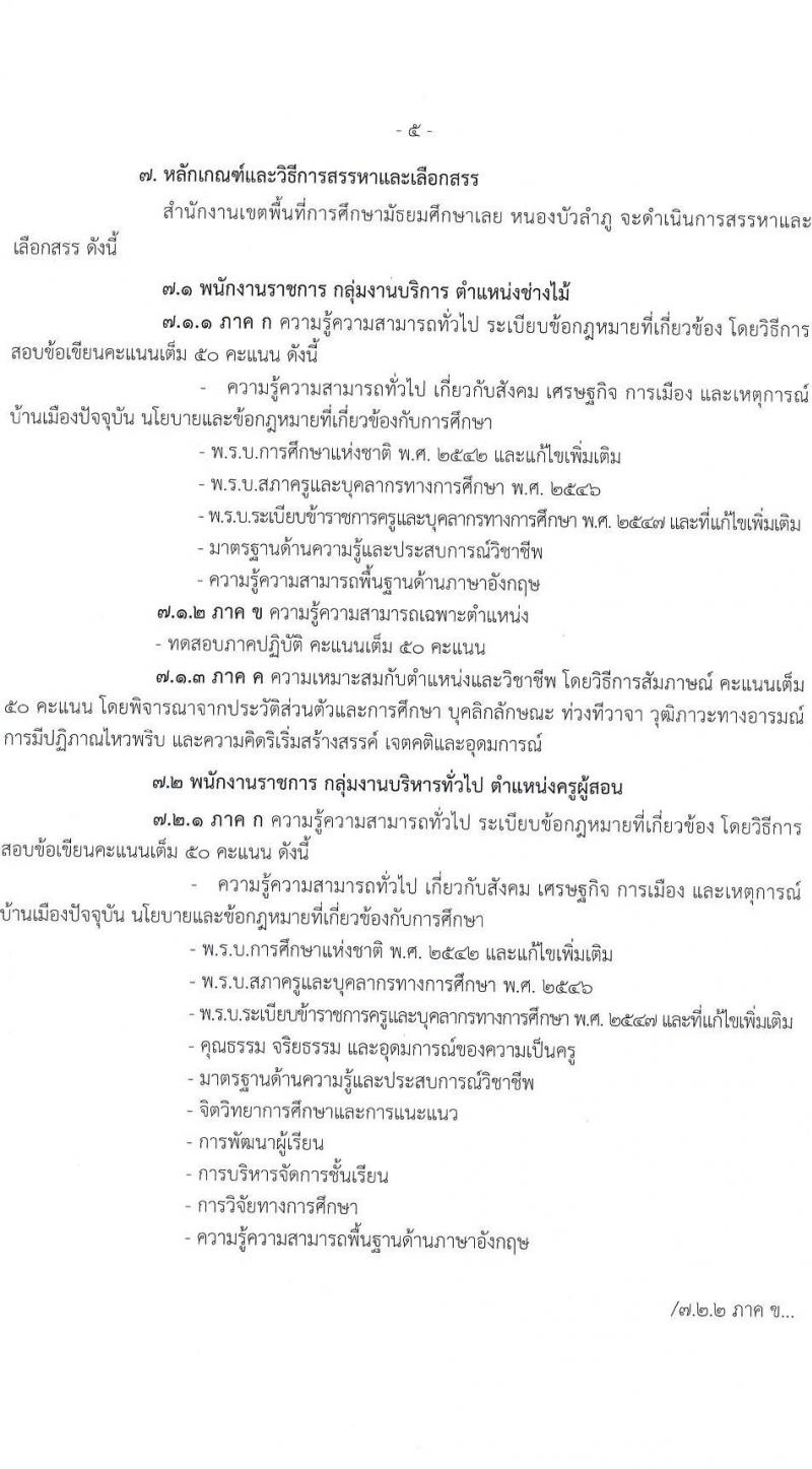 สพม. เลย หนองบัวลำภู รับสมัครบุคคลเพื่อสรรหาและเลือกสรรเป็นพนักงานราชการทั่วไป จำนวน 6 อัตรา (วุฒิ ปวช. ปวส. ป.ตรี) รับสมัครสอบตั้งแต่วันที่ 17-23 ก.พ. 2565