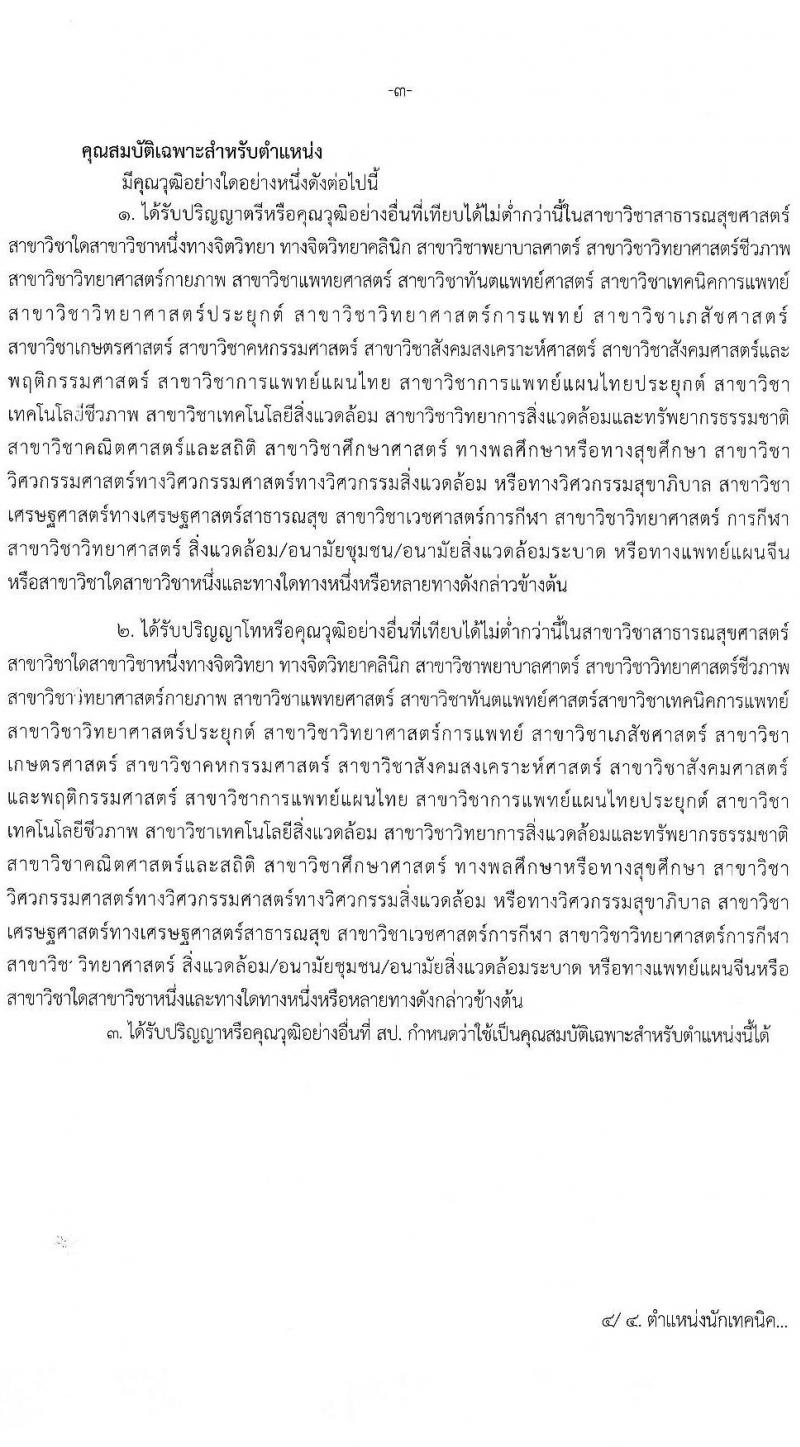 สำนักงานสาธารณสุขจังหวัดอุดรธานี รับสมัครบุคคลเพื่อเลือกสรรเป็นพนักงานราชการเฉพาะกิจ จำนวน 4 ตำแหน่ง 23 อัตรา (วุฒิ ป.ตรี) รับสมัครสอบตั้งแต่วันที่ 22-25 ก.พ. 2565