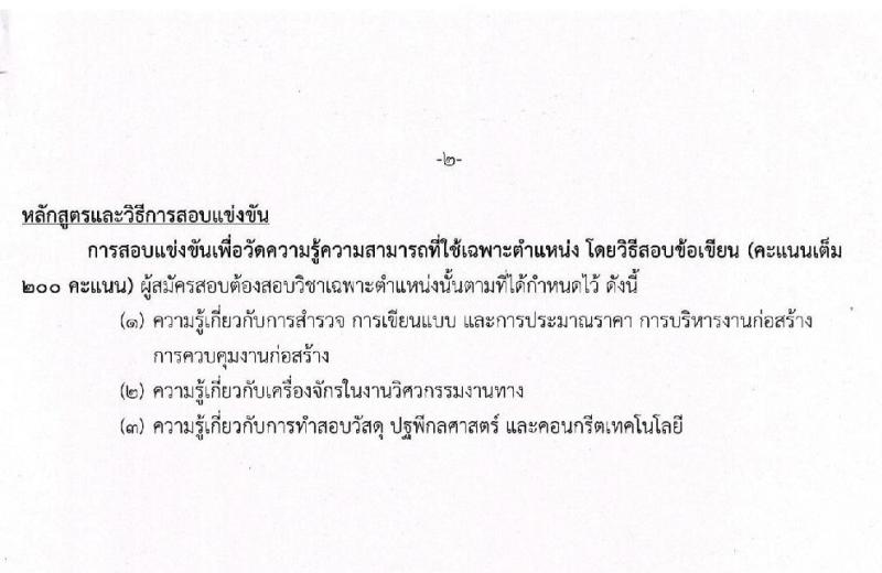 กรมทางหลวงชนบท รับสมัครสอบแข่งขันเพื่อบรรจุและแต่งตั้งบุคคลข้ารับราชการ จำนวน 2 ตำแหน่ง 28 อัตรา (วุฒิ ปวส.) รับสมัครสอบทางอินเทอร์เน็ต ตั้งแต่วันที่ 25 เม.ย. – 17 พ.ค. 2565