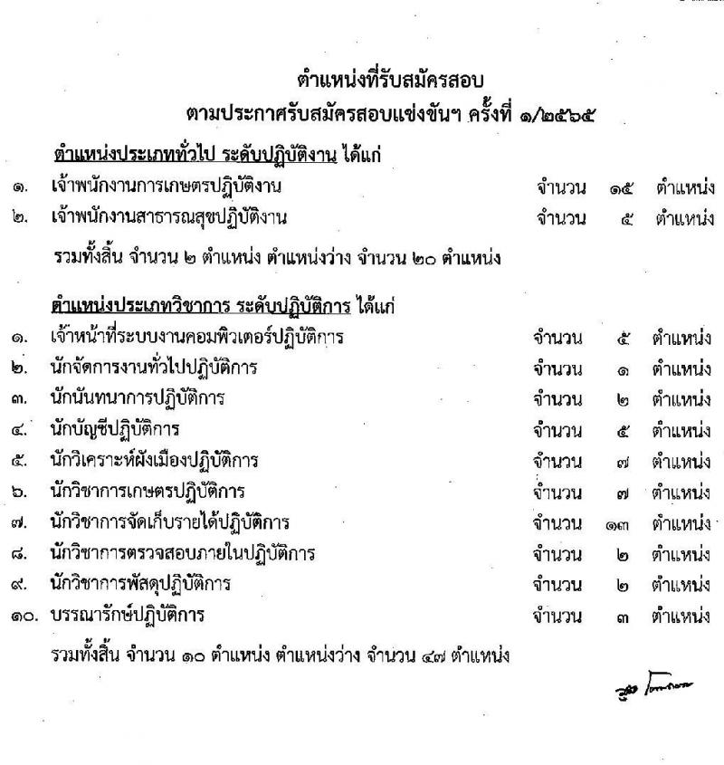 สำนักงานคณะกรรมการข้าราชการกรุงเทพมหานคร รับสมัครสอบแข่งขันเพื่อบรรจุและแต่งตั้งบุคคลเข้ารับราชการ จำนวนครั้งแรก 79 อัตรา (วุฒิ ปวช. ปวท. ปวส. ป.ตรี) รับสมัครสอบทางอินเทอร์เน็ต ตั้งแต่วันที่ 19 พ.ค. – 1 มิ.ย. 2565