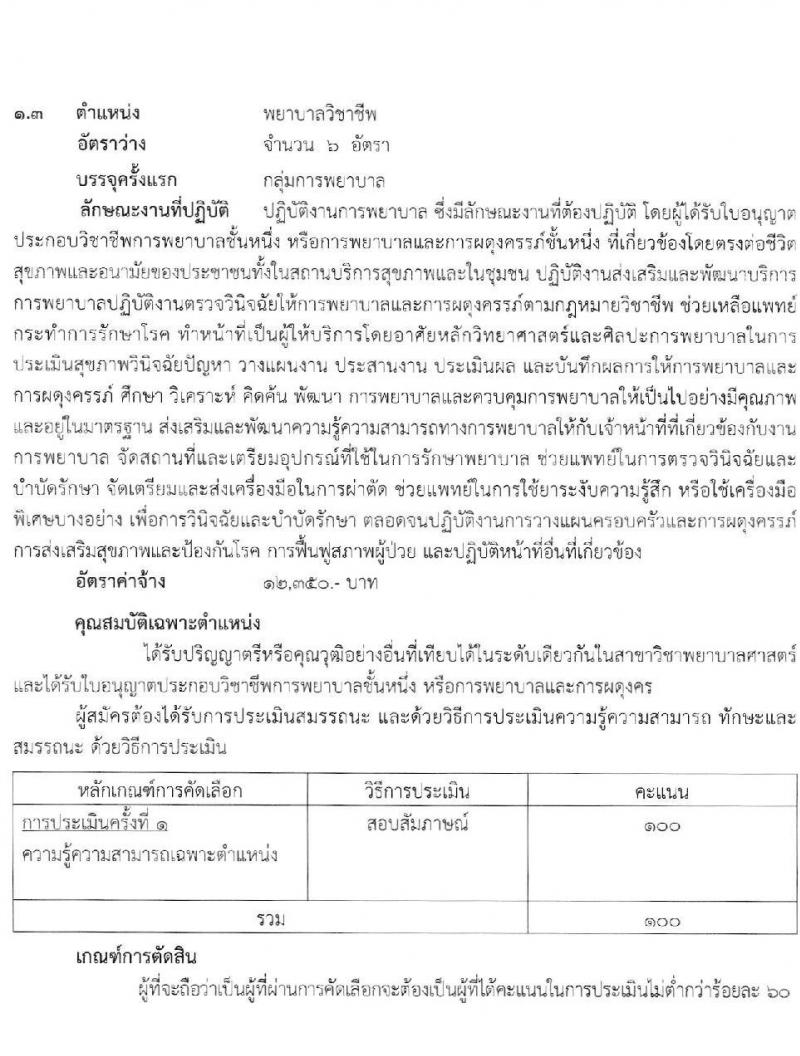 โรงพยาบาลสุราษฎร์ธานี รับสมัครบุคคลเพื่อคัดเลือกเป็นลูกจ้างชั่วคราวเงินบำรุง (รายวัน) จำนวน 8 ตำแหน่ง 25 อัตรา (วุฒิ ม.ต้น ม.ปลาย ปวช. ปวส. ป.ตรี) รับสมัครสอบตั้งแต่วันที่ 19-27 พ.ค. 2565