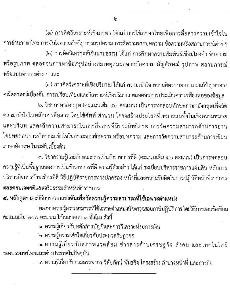 กรมสรรพากร รับสมัครสอบแข่งขันเพื่อบรรจุและแต่งตั้งบุคคลเข้ารับราชการในตำแหน่งนักตรวจสอบภาษีปฏิบัติการ ครั้งแรก 300 อัตรา (วุฒิ ป.ตรี) ไม่ผ่านภาค ก สมัครได้ รับสมัครสอบทางอินเทอร์เน็ต ตั้งแต่วันที่ 11 ก.ค. – 5 ส.ค. 2565
