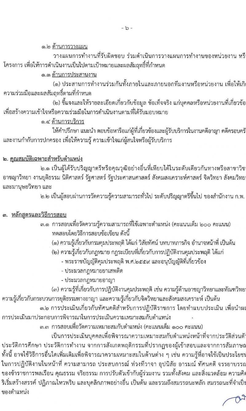 กรมควบคุมประพฤติ รับสมัครสอบแข่งขันเพื่อบรรจุและแต่งตั้งบุคคลเข้ารับราชการ จำนวน 4 ตำแหน่ง ครั้งแรก 98 อัตรา (วุฒิ ปวส. ป.ตรี) รับสมัครสอบทางอินเทอร์เน็ต ตั้งแต่วันที่ 4-27 ก.ค. 2565