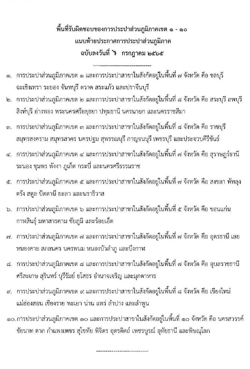 การประปาส่วนภูมิภาค รับสมัครบุคคลเข้ารับการคัดเลือกเพื่อบรรจุและแต่งตั้งเป็นพนักงาน จำนวนครั้งแรก 100 อัตรา (วุฒิ ปวส. ป.ตรี) รับสมัครสอบทางอินเทอร์เน็ต ตั้งแต่วันที่ 12-25 ก.ค. 2565