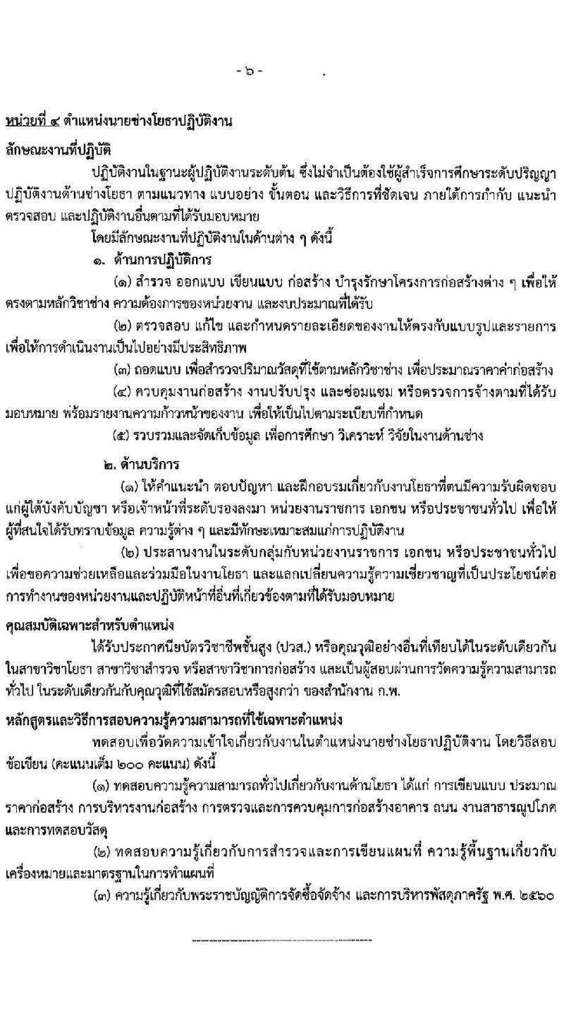 กรมอุตุนิยมวิทยา รับสมัครสอบแข่งขันเพื่อบรรจุและแต่งตั้งบุคคลข้ารับราชการ จำนวน 6 ตำแหน่ง ครั้งแรก 20 อัตรา (วุฒิ ปวส. ป.ตรี) รับสมัครสอบทางอินเทอร์เน็ต ตั้งแต่วันที่ 6 ก.ค. – 2 ส.ค. 2565