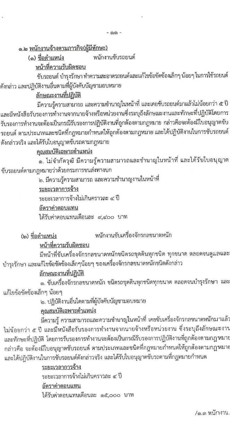 อบจ. ลำปาง รับสมัครบุคคลเพื่อสรรหาและเลือกสรรเป้นพนักงานจ้าง จำนวน 13 ตำแหน่ง 23 อัตรา (บางตำแหน่งไม่ใช้วุฒิ, วุฒิ ม.ต้น ม.ปลาย ปวช. ปวส. ป.ตรี) รับสมัครสอบตั้งแต่วันที่ 1-10 ส.ค. 2565
