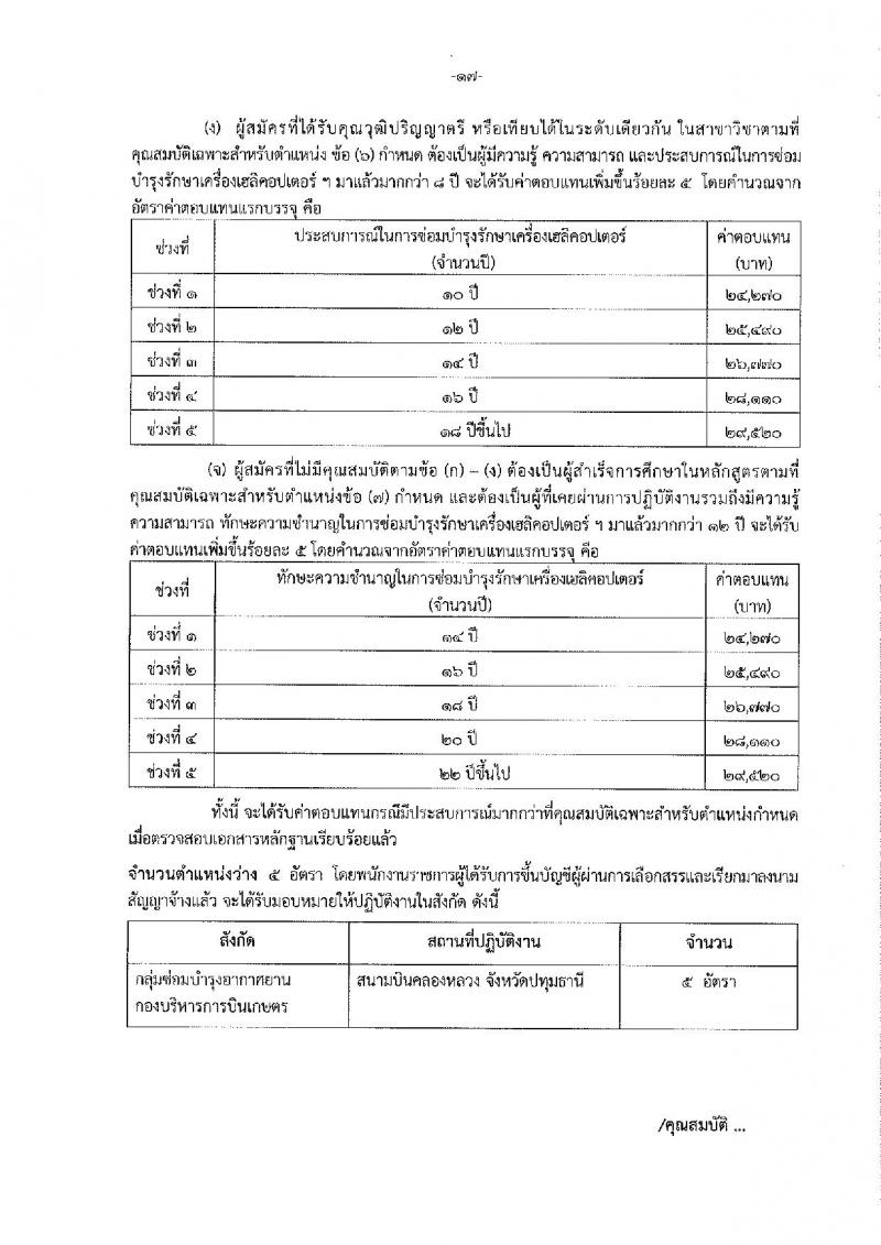 กรมฝนหลวงและการบินเกษตร รับสมัครบุคคลเพื่อเลือกสรรเป็นพนักงานราชการทั่วไป 5 ตำแหน่ง 35 อัตรา (วุฒิ  ปวช. ปวส.) รับสมัครสอบทางอินเทอร์เน็ต ตั้งแต่วันที่ 18-26 ส.ค. 2565