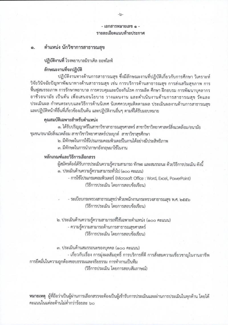 โรงพยาบาลราชวิถี รับสมัครบุคคลเพื่อเลือกสรรเป็นพนักงานกระทรวงสาธารณสุขทั่วไป จำนวน 15 ตำแหน่ง 54 อัตรา (วุฒิ ม.ต้น ม.ปลาย ปวช. ปวส. ป.ตรี) รับสมัครสอบตั้งแต่วันที่ 29 ส.ค. – 2 ก.ย. 2565