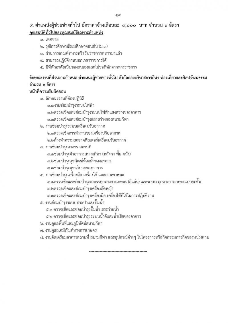 สำนักงานวิทยาเขตกำแพงแสน รับสมัครบุคคลเพื่อจ้างเหมาบริการ จำนวน 10 ตำแหน่ง 13 อัตรา (วุฒิ ม.ต้น ปวช. ปวส. ป.ตรี) รับสมัครสอบตั้งแต่วันที่ 9-29 ส.ค. 2565