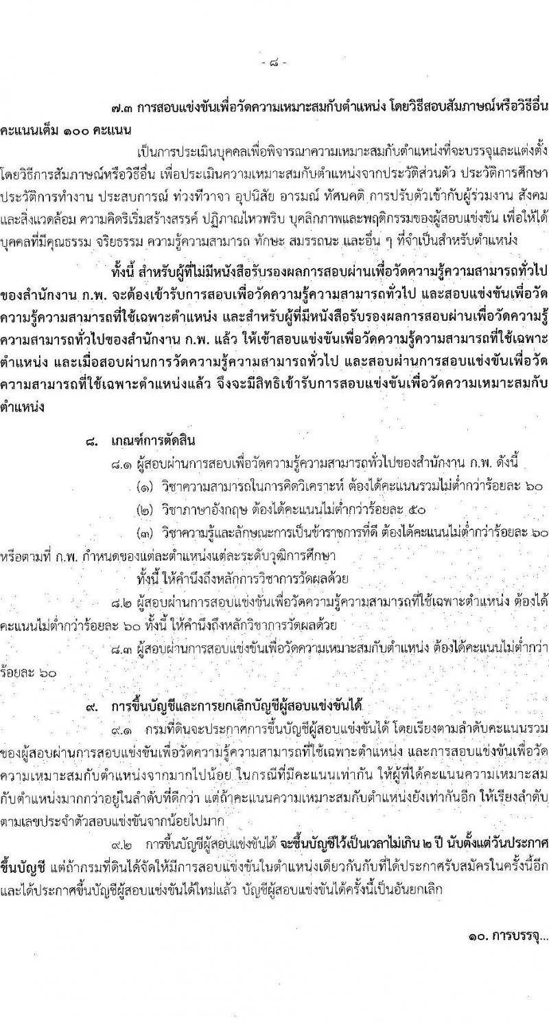 กรมที่ดิน รับสมัครสอบแข่งขันเพื่อบรรจุและแต่งตั้งบุคคลเข้ารับราชการ ตำแหน่งนายช่างรังวัดปฏิบัติงาน ครั้งแรก 200 อัตรา (วุฒิ ปวช. ปวส.) รับสมัครสอบทางอินเทอร์เน็ต ตั้งแต่วันที่ 12-30 ก.ย. 2565
