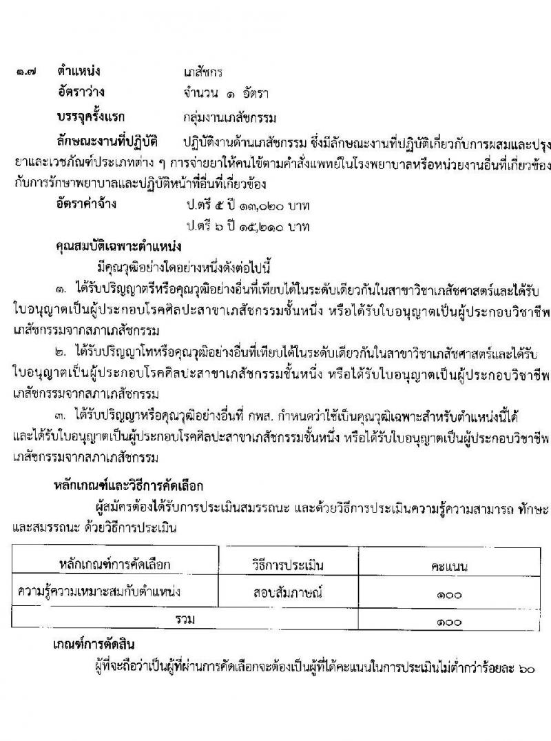 โรงพยาบาลสุราษฎร์ธานี รับสมัครบุคคลเพื่อคัดเลือกเป็นลูกจ้างชั่วคราวเงินบำรุง จำนวน 14 ตำแหน่ง 61 อัตรา (วุฒิ ม.ต้น ม.ปลาย ปวช. ปวส. ป.ตรี) รับสมัครสอบตั้งแต่วันที่ 6-13 ก.ย. 2565