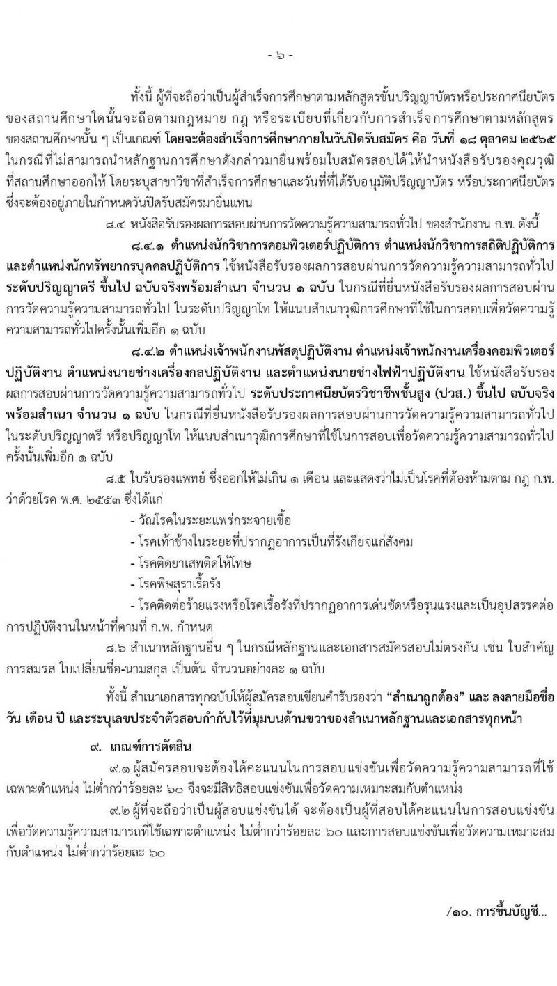 กรมศุลกากร รับสมัครสอบแข่งขันเพื่อบรรจุและแต่งตั้งบุคคลเข้ารับราชการ จำนวน 7 ตำแหน่ง 22 ครั้งแรก (วุฒิ ปวส. ป.ตรี) รับสมัครสอบทางอินเทอร์เน็ต ตั้งแต่วันที่ 22 ก.ย. – 18 ต.ค. 2565