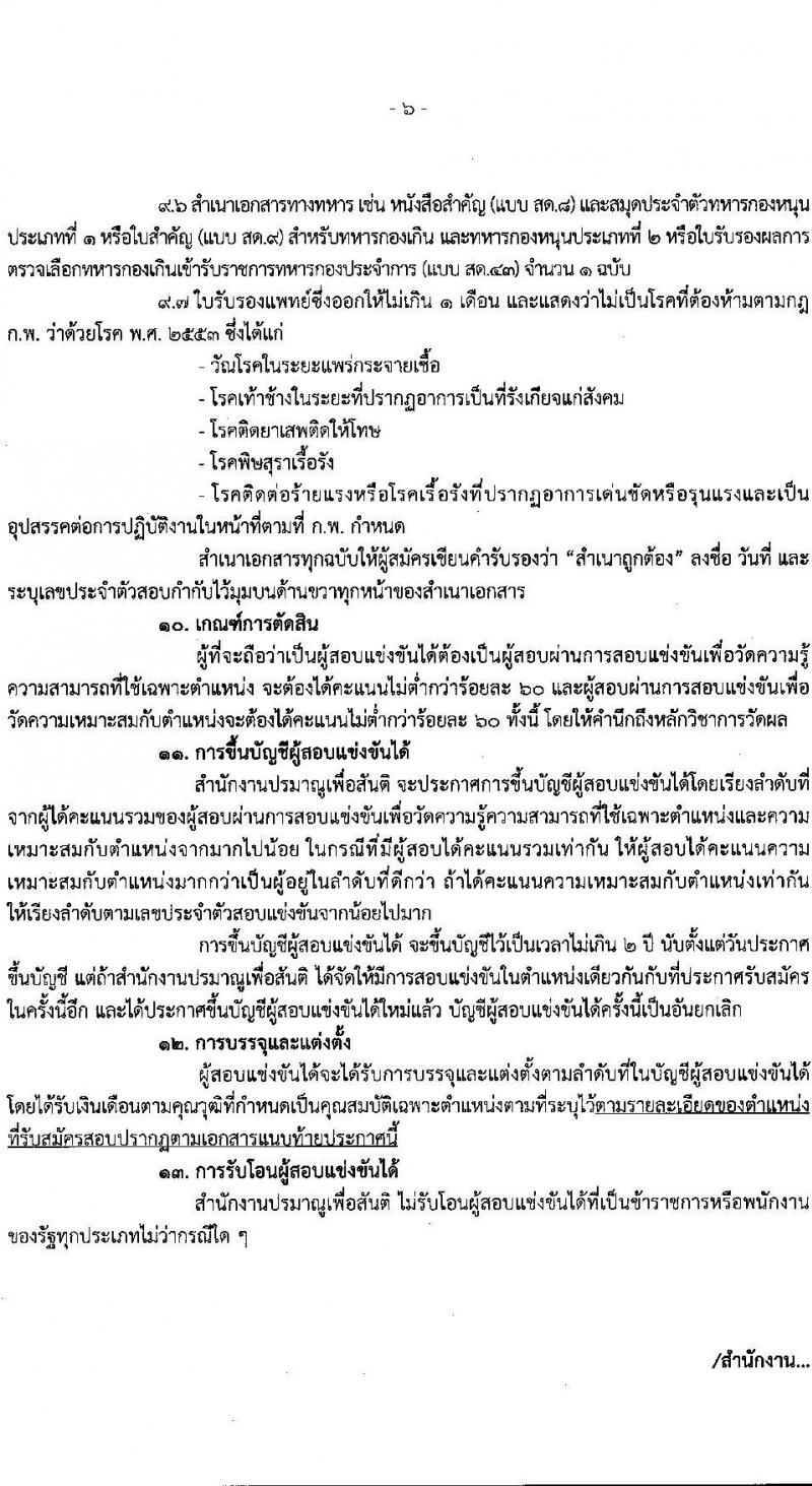 สำนักงานปรมาณูเพื่อสันติ รับสมัครสอบแข่งขันเพื่อบรรจุและแต่งตั้งบุคคลเข้ารับราชการ จำนวน 6 ตำแหน่ง ครั้งแรก 7 อัตรา (วุฒิ ปวส. ป.ตรี) รับสมัครสอบทางอินเทอร์เน็ต ตั้งแต่วันที่ 3-30 ต.ค. 2565