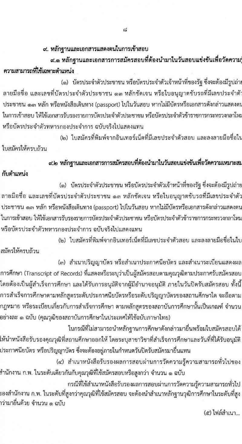 กรมทรัพยากรธรณี รับสมัครสอบแข่งขันเพื่อบรรจุและแต่งตั้งบุคคลเข้ารับราชการ จำนวน 9 ตำแหน่ง ครั้งแรก 27 อัตรา (วุฒิ ปวส. หรือเทียบเท่า ป.ตรี) รับสมัครสอบทางอินเทอร์เน็ต ตั้งแต่วันที่ 3-26 ต.ค. 2565
