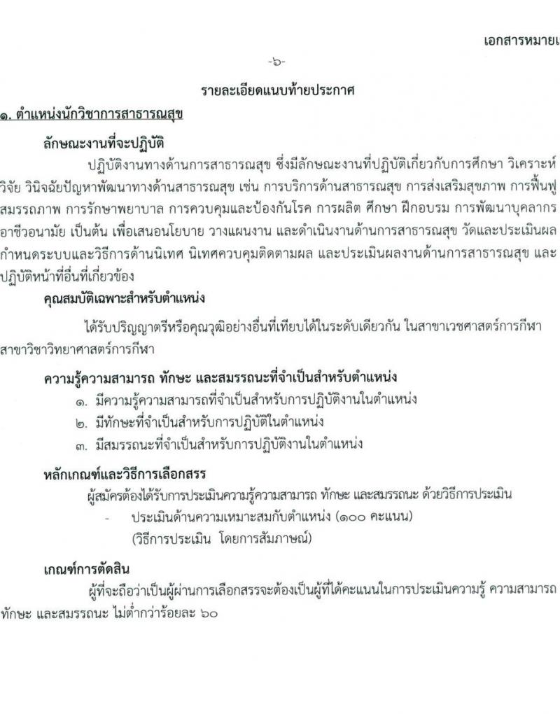 กรมการแพทย์ รับสมัครบุคคลเพื่อเลือกสรรเป็นพนักงานกระทรวงสาธารณสุขทั่วไป จำนวน 11 ตำแหน่ง ครั้งแรก 22 อัตรา (วุฒิ ม.ต้น ม.ปลาย ปวช. ปวส. ป.ตรี) รับสมัครสอบตั้งแต่วันที่ 5-19 ต.ค. 2565