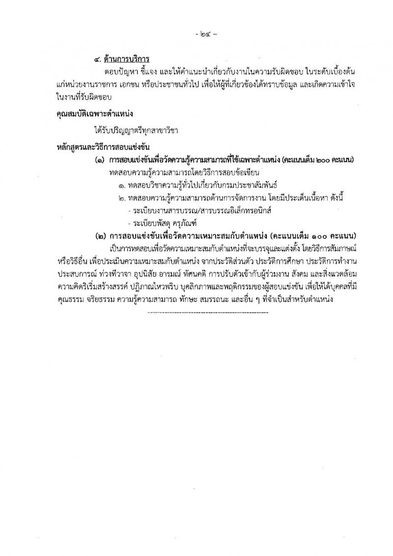 กรมประชาสัมพันธ์ รับสมัครสอบแข่งขันเพื่อบรรจุและแต่งตั้งบุคคลเข้ารับราบการ จำนวน 13 ตำแหน่ง 33 อัตรา (วุฒิ ปวส. ป.ตรี) รับสมัครสอบทางอินเทอร์เน็ต ตั้งแต่วันที่ 20 ต.ค. – 14 พ.ย. 2565