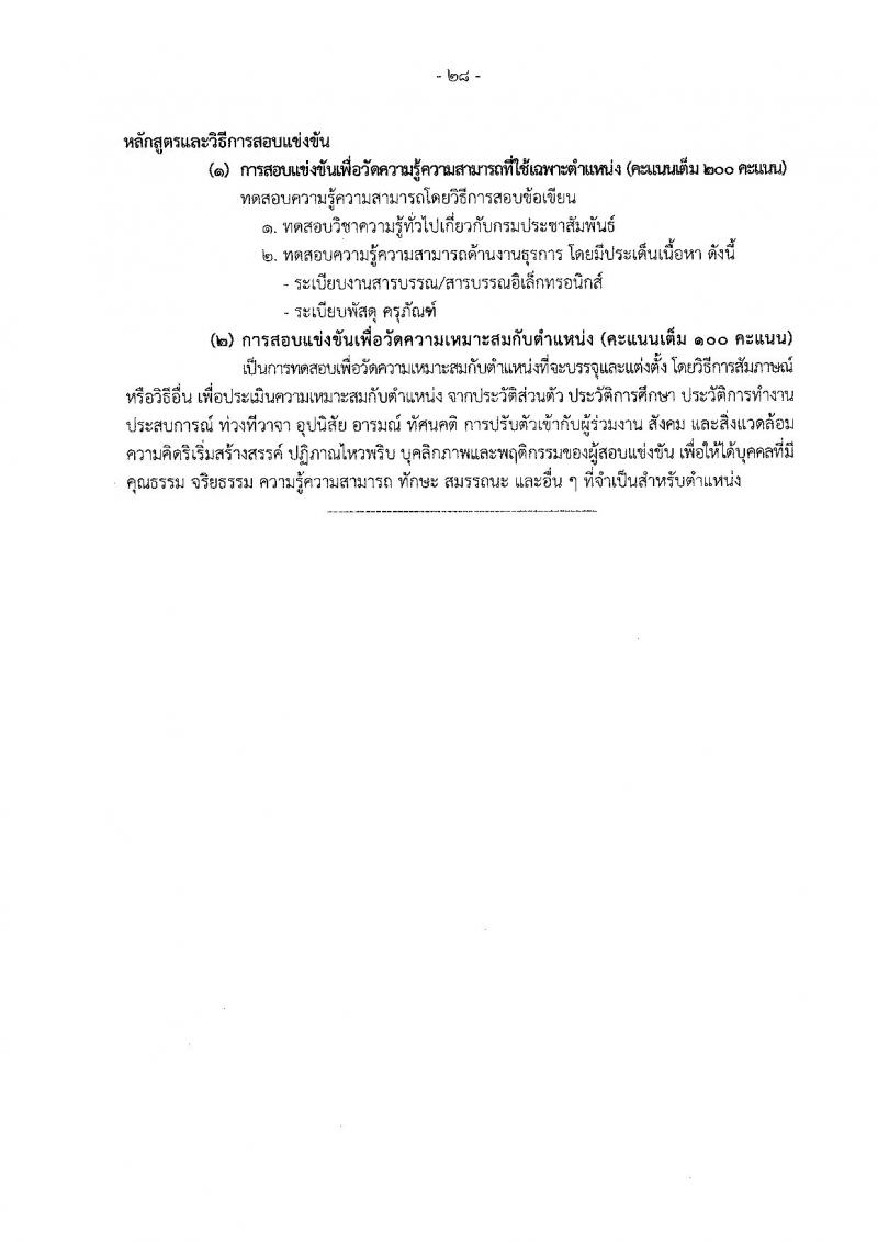 กรมประชาสัมพันธ์ รับสมัครสอบแข่งขันเพื่อบรรจุและแต่งตั้งบุคคลเข้ารับราบการ จำนวน 13 ตำแหน่ง 33 อัตรา (วุฒิ ปวส. ป.ตรี) รับสมัครสอบทางอินเทอร์เน็ต ตั้งแต่วันที่ 20 ต.ค. – 14 พ.ย. 2565