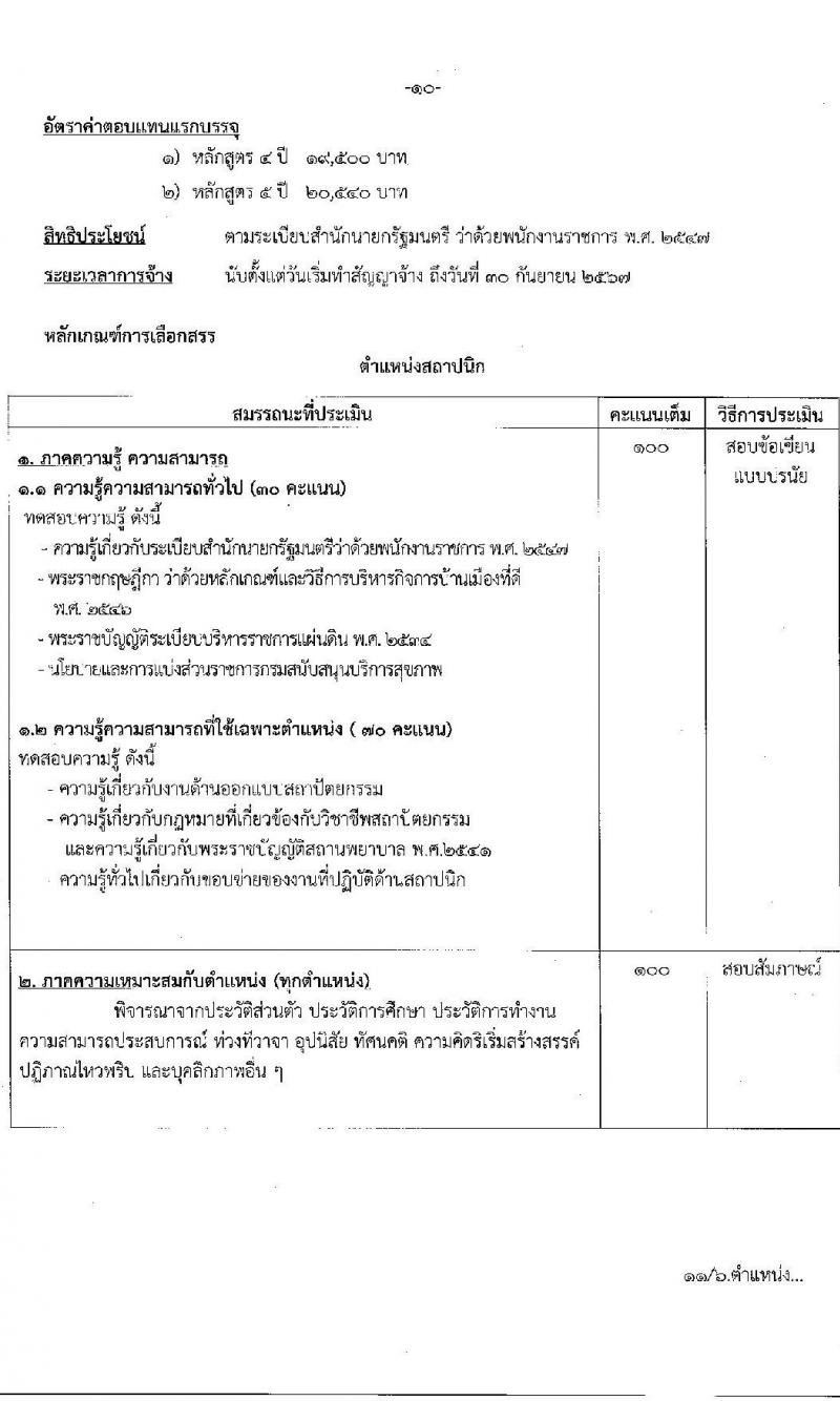 กรมสนับสนุนบริการสุขภาพ รับสมัครบุคคลเพื่อเลือกสรรเป็นพนักงานราชการทั่วไป จำนวน 6 ตำแหน่ง 8 อัตรา (วุฒิ ปวช. ปวส. ป.ตรี) รับสมัครสอบทางอินเทอร์เน็ต ตั้งแต่วันที่ 19-28 ต.ค. 2565