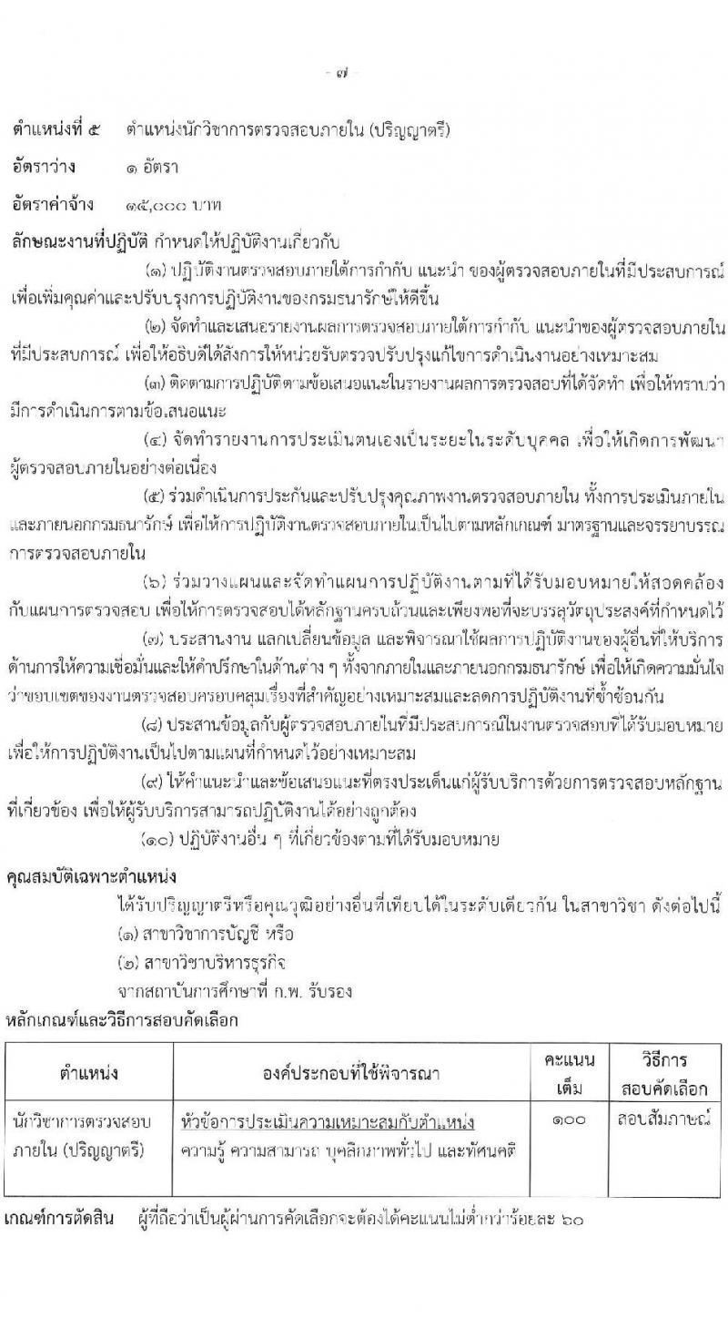 กรมธนารักษ์ รับสมัครบุคคลเพื่อสอบคัดเลือกเป็นลูกจ้างชั่วคราว จำนวน 14 ตำแหน่ง 42 อัตรา (วุฒิ ป.6 ปวช. ปวส. ป.ตรี) รับสมัครทางอินเทอร์เน็ต ตั้งแต่วันที่ 8 พ.ย. – 1 ธ.ค. 2565