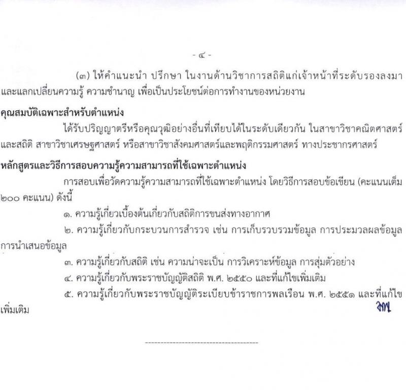 กรมท่าอากาศยาน รับสมัครสอบแข่งขันเพื่อบรรจุและแต่งตั้งบุคคลเข้ารับราชการ จำนวน 4 ตำแหน่ง ครั้งแรก 10 อัตรา (วุฒ ปวส. ป.ตรี) รับสมัครทางอินเทอร์เน็ต ตั้งแต่วันที่ 15 พ.ย. – 22 ธ.ค. 2565