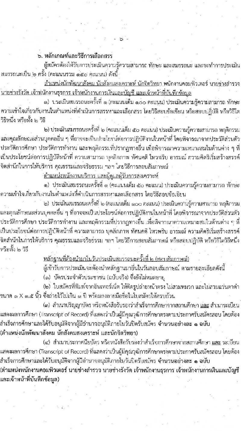 กรมพัฒนาสังคมและสวัสดิการ รับสมัครบุคคลเพื่อเลือกสรรเป็นพนักงานราชการทั่วไป จำนวน 33 อัตรา (วุฒิ ม.ต้น ม.ปลาย ปวช. ปวส. ป.ตรี) รับสมัครทางอินเทอร์เน็ต ตั้งแต่วันที่ 27 ธ.ค. 2565 – 5 ม.ค. 2566