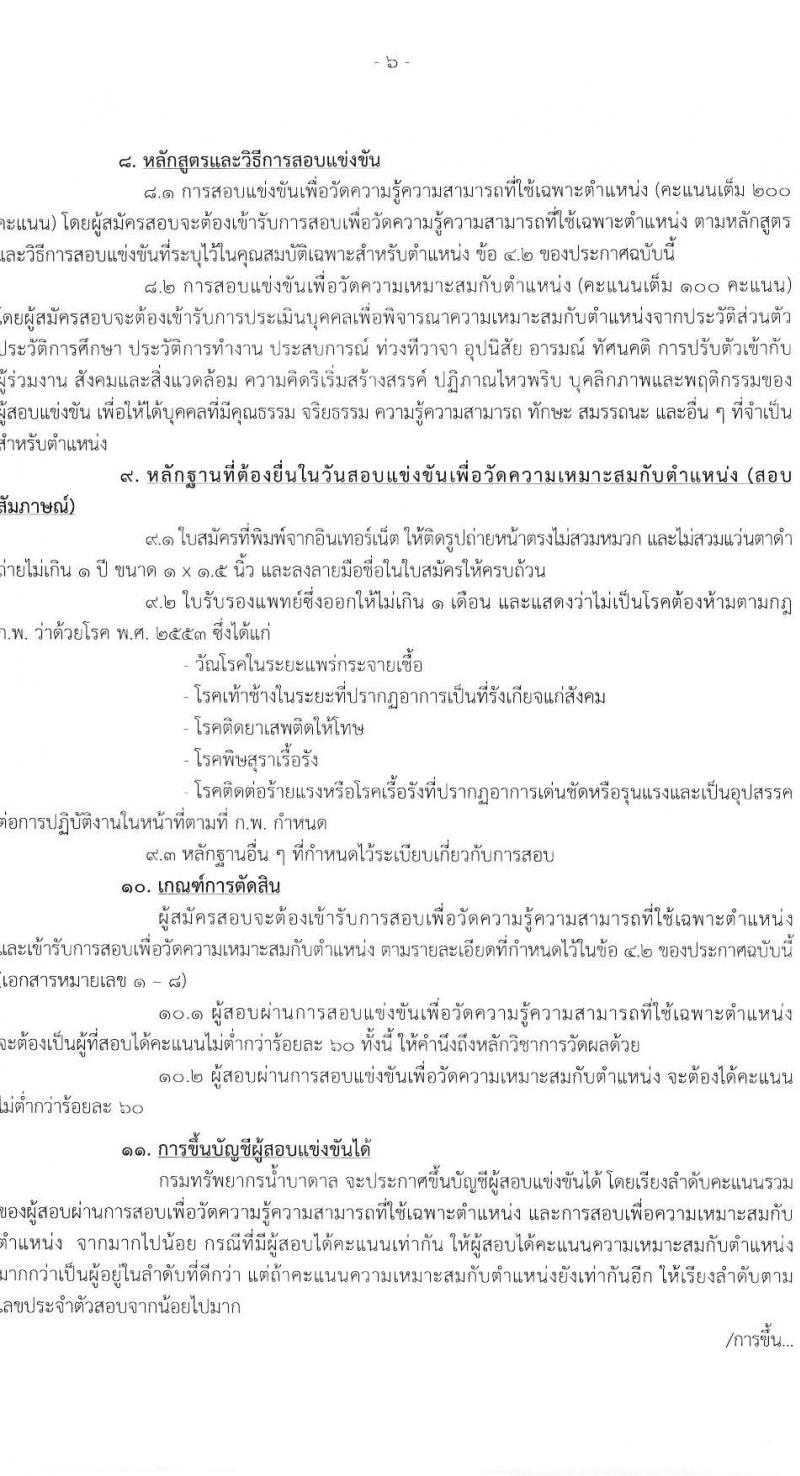 กรมทรัพยากรน้ำบาดาล รับสมัครสอบแข่งขันเพื่อบรรจุและแต่งตั้งบุคคลเข้ารับราชการ จำนวน 8 ตำแหน่ง ครั้งแรก 14 อัตรา (วุฒิ ปวส. ป.ตรี) รับสมัครสอบทางอินเทอร์เน็ต ตั้งแต่วันที่ 16 ม.ค. – 3 ก.พ. 2566