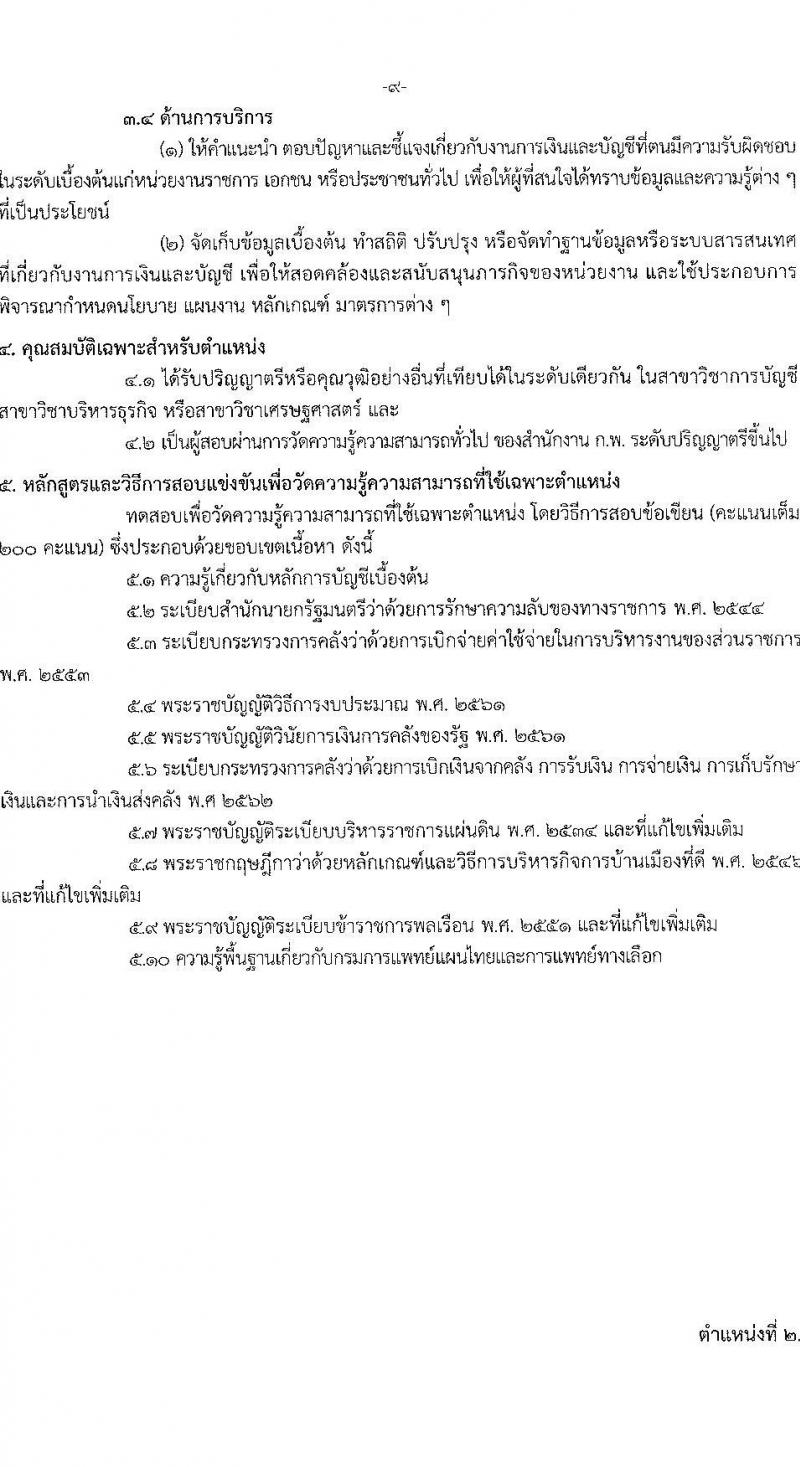 กรมการแพทย์แผนไทยและการแพทย์ทางเลือก รับสมัครสอบแข่งขันเพื่อบรรจุและแต่งตั้งบุคคลเข้ารับราชการ จำนวน 3 ตำแหน่ง 3 อัตรา (วุฒิ ปวส. ป.ตรี) รับสมัครสอบทางอินเทอร์เน็ต ตั้งแต่วันที่ 26 ม.ค. – 15 ก.พ. 2566