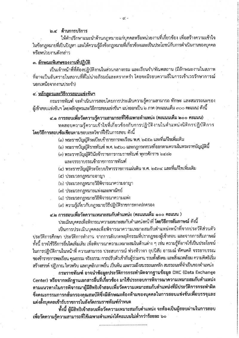 กรมราชทัณฑ์ รับสมัครสอบแข่งขันเพื่อบรรจุและแต่งตั้งบุคคลเข้ารับราชการ จำนวน 4 ตำแหน่ง ครั้งแรก 452 อัตรา (วุฒิ ปวท. ปวส. อนุปริญญา ป.ตรี) รับสมัครสอบทางอินเทอร์เน็ต ตั้งแต่วันที่ 30 ม.ค. – 21 ก.พ. 2566