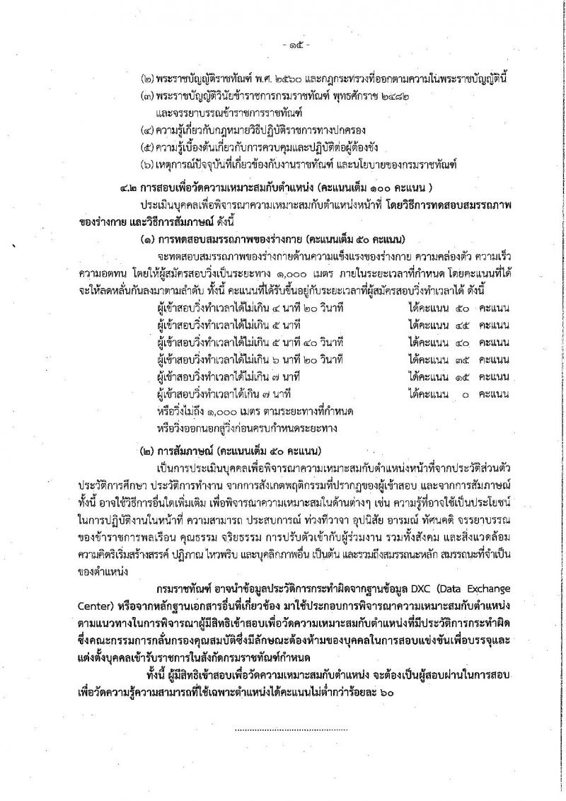 กรมราชทัณฑ์ รับสมัครสอบแข่งขันเพื่อบรรจุและแต่งตั้งบุคคลเข้ารับราชการ จำนวน 4 ตำแหน่ง ครั้งแรก 452 อัตรา (วุฒิ ปวท. ปวส. อนุปริญญา ป.ตรี) รับสมัครสอบทางอินเทอร์เน็ต ตั้งแต่วันที่ 30 ม.ค. – 21 ก.พ. 2566