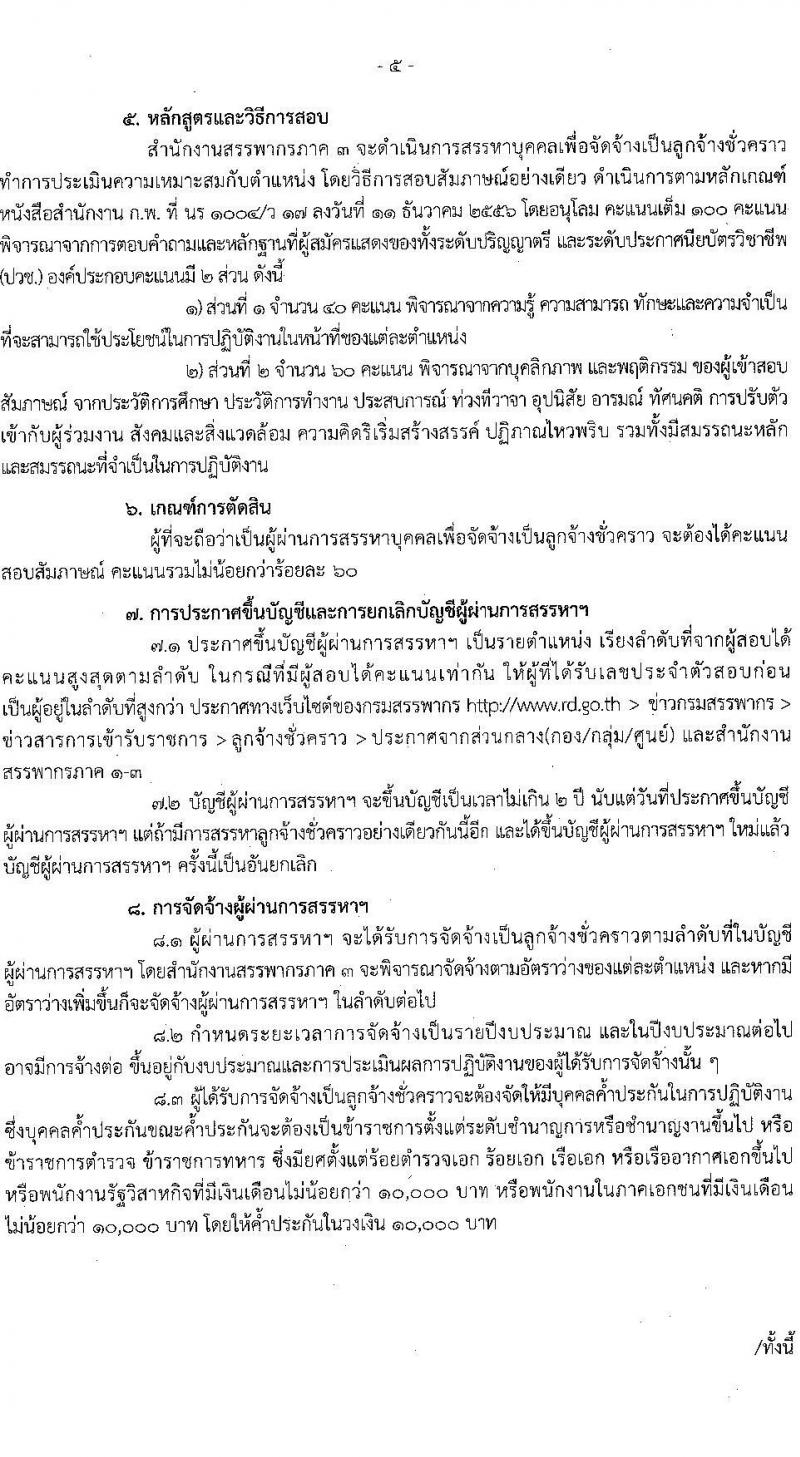 สำนักงานสรรพากรภาค 3 รับสมัครบุคคลเพื่อจัดจ้างเป็นลูกจ้างชั่วคราว จำนวน 2 ตำแหน่ง 22 อัตรา (วุฒิ ปวช. ป.ตรี) รับสมัครสอบตั้งแต่วันที่ 3-24 ม.ค. 2566
