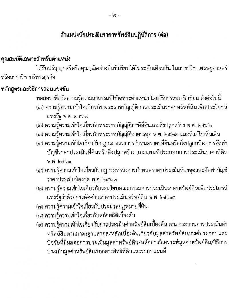 กรมธนารักษ์ รับสมัครสอบแข่งขันเพื่อบรรจุและแต่งตั้งบุคคลเข้ารับราชการ จำนวน 11 ตำแหน่ง ครั้งแรก 39 อัตรา (วุฒิ ปวส. ป.ตรี) รับสมัครสอบทางอินเทอร์เน็ต ตั้งแต่วันที่ 30 ม.ค. – 17 ก.พ. 2566