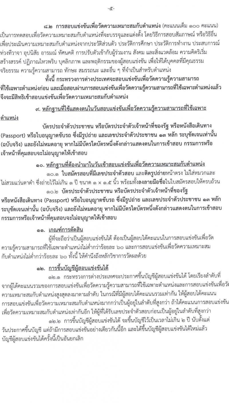 กระทรวงการต่างประเทศ รับสมัครสอบแข่งขันเพื่อบรรจุและแต่งตั้งบุคคลเข้ารับราชการ ในตำแหน่งนักวิชาการคอมพิวเตอร์ปฏิบัติการ จำนวนครั้งแรก 4 อัตรา (วุฒิ ป.ตรี) รับสมัครสอบทางอินเทอร์เน็ต ตั้งแต่วันที่ 1-22 ก.พ. 2566