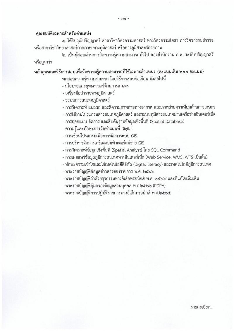 กรมส่งเสริมการเกษตร รับสมัครสอบแข่งขันเพื่อบรรจุและแต่งตั้งบุคคลเข้ารับราชการ จำนวน 10 ตำแหน่ง ครั้งแรก 81 อัตรา (วุฒิ ปวท. ปวส. ป.ตรี) รับสมัครสอบทางอินเทอร์เน็ต ตั้งแต่วันที่ 31 ม.ค. – 20 ก.พ. 2566