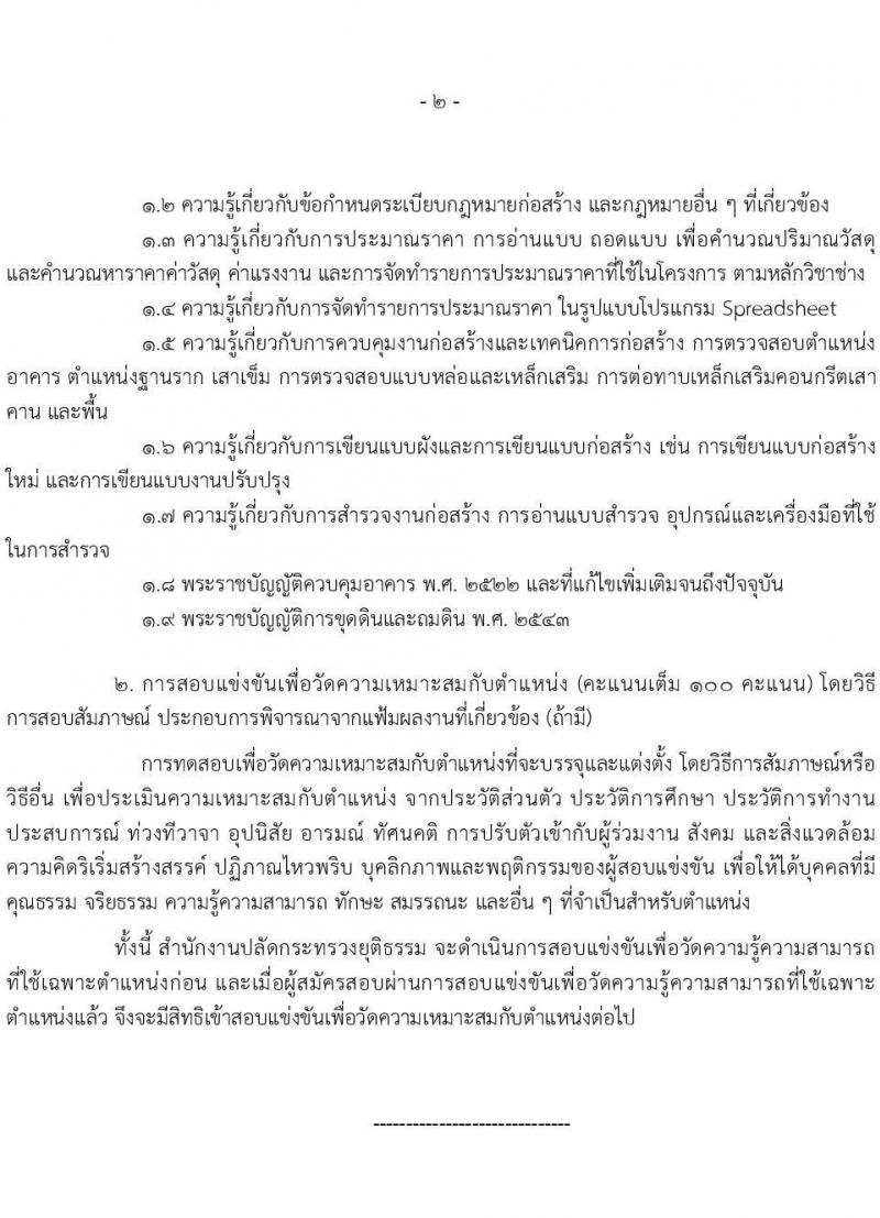 สำนักงานปลัดกระทรวงยุติธรรม รับสมัครสอบแข่งขันเพื่อบรรจุและแต่งตั้งบุคคลเข้ารับราชการ จำนวน 4 ตำแหน่ง ครั้งแรก 11 อัตรา (วุฒิ ปวท. ปวส.หรือเทียบเท่า ป.ตรี) รับสมัครสอบทางอินเทอร์เน็ต ตั้งแต่วันที่ 13 ก.พ. – 3 มี.ค. 2566