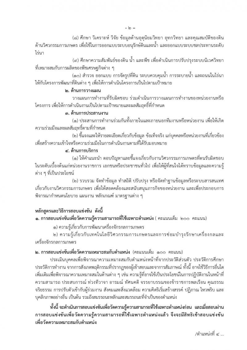 สำนักงานการปฏิรูปที่ดินเพื่อเกษตรกรรม รับสมัครสอบแข่งขันเพื่อบรรจุและแต่งตั้งบุคคลเข้ารับราชการ จำนวน 14 ตำแหน่ง ครั้งแรก 127 อัตรา (วุฒิ ปวช. ปวส. ป.ตรี) รับสมัครสอบทางอินเทอร์เน็ต ตั้งแต่วันที่ 13 ก.พ. – 12 มี.ค. 2566