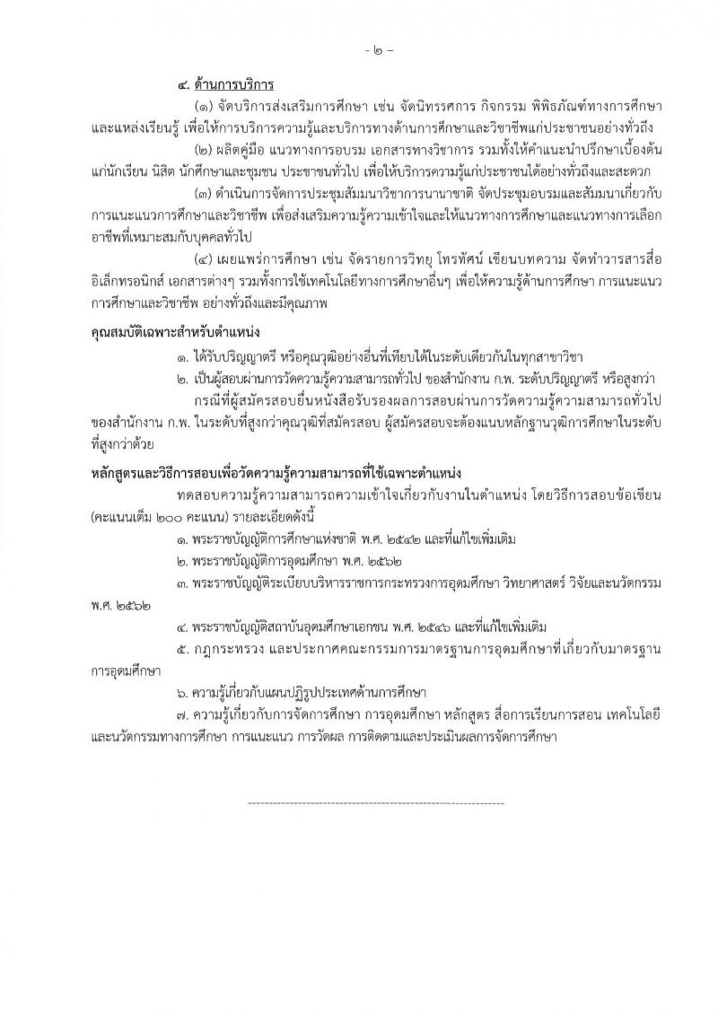 สำนักงานปลัดกระทรวงการอุดมศึกษา วิทยาศาสตร์ วิจัยและนวัตกรรม รับสมัครสอบแข่งขันเพื่อบรรจุและแต่งตั้งบุคคลเข้ารับราชการ จำนวน 11 ตำแหน่ง ครั้งแรก 43 อัตรา (วุฒิ ปวส.หรือเทียบเท่า ป.ตรี ป.โท) รับสมัครสอบทางอินเทอร์เน็ต ตั้งแต่วันที่ 21 ก.พ. – 15 มี.ค. 2566